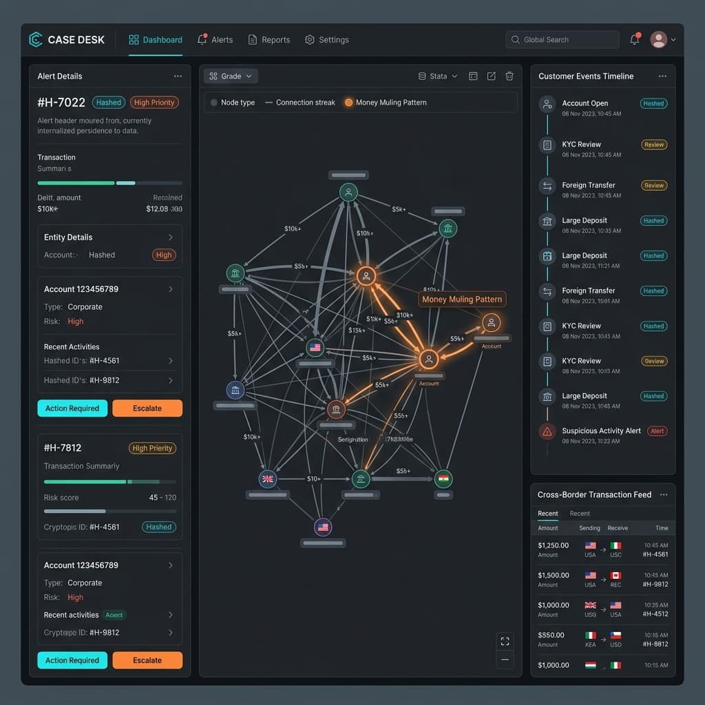 Case Desk UI Interface